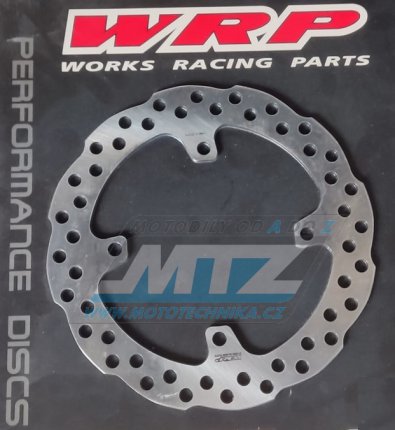 Kotouč brzdový WRP - zubatý desing "Wave" - Suzuki RMZ250 / 07-24 + RMZ450 / 05-24 + RMX450Z / 10-19 + Honda CR125 / 98-01+CR250 / 97-01