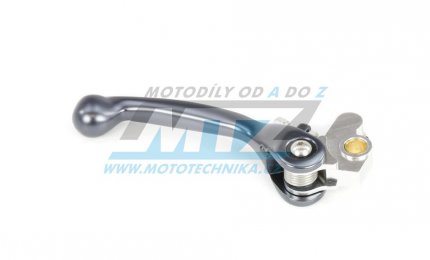 Páčka brzdy FLEX - Honda CR80+CR85+CR125+CR250+CR500 + CRF150R+CRF250R+CRF450R + Beta RR + Gas-Gas EC+MC+ECF + Suzuki RM80+RM85+RM125+RM250 + TM MX+EN+MXF+ENF + AJP PR4+PR5+PR7 - barva gunmetal