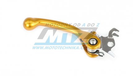 Páčka brzdy FLEX - KTM SX+SXF+EXC+EXCF / 05-13 + Husaberg + Husqvarna + Sherco SE+SEF + TM EN+MX - barva zlatá