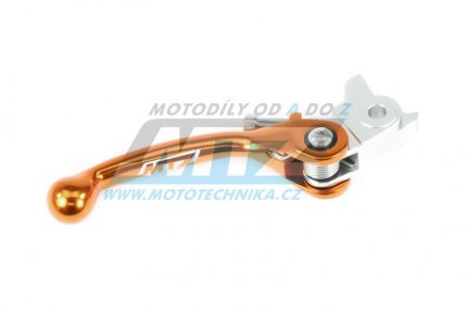 Páčka spojky FLEX KTM SX+EXC+SXF+SMR + 690Enduro+690Duke+690SMC + Husqvarna TC+FE+FC+FE +701Enduro+701 Supermoto + Husaberg TE+FE + Gas-Gas EC+ECF - oranž