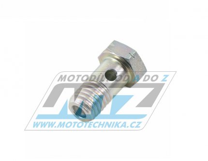 Šroub průtokový (šroub dutý) M10x1,50x20 ocelový