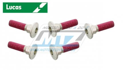 Šrouby brzdového kotouče M8x30 (sada 5ks) - Kawasaki ZR550+ZR750+ZR1100+ZRX1100+ZRX400+ZRX1200+GPZ900+GPZ1100+GTR1000+GTR1400+VN1500+VN1600+W800 + ZL600+ZZR400+ZZR600+ZZR1100 + ZZR1200+ZZR1400+ER6N+ER6F+ZX12R+ZX6R+ZX10R+ZX7R+ZX9R