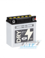 Baterie (akumulátor motocyklový) YB9-LB (12V-9Ah) - verze DRY (bez elektrolytu)