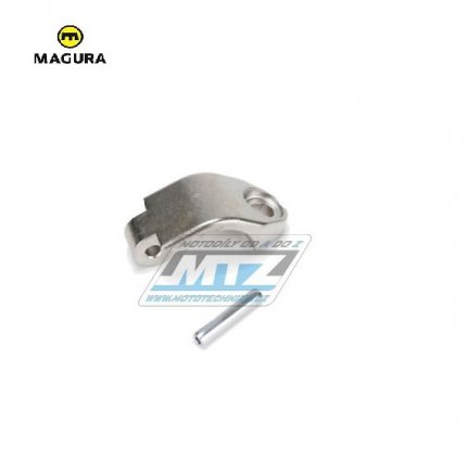 Klema hydraulick pumpy Magura 167 (objmka pumpy - protikus) - stbrn