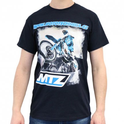 Triko MTZ s potiskem OFFROAD (barva ern) - velikost M