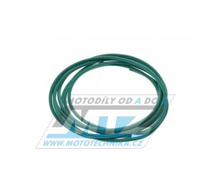 Kabel zapalovací - průměr 7mm / délka 1m (ke svíčce) - zelený