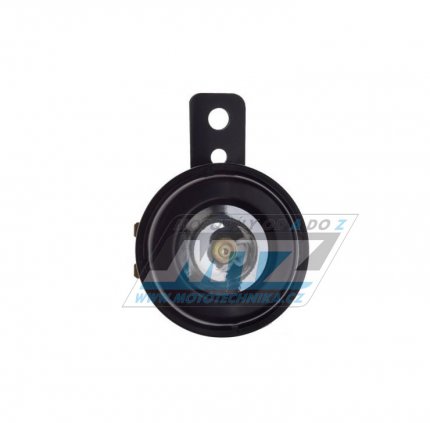 Houkačka/Klakson 12V - průměr 65mm - černo-stříbrná