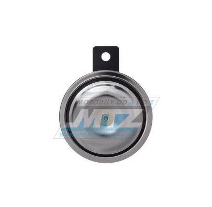Houkačka/Klakson 12V - průměr 90mm - stříbrná