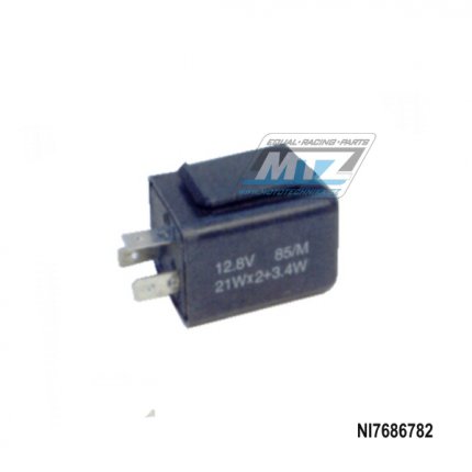 Relé blinkrů (přerušovač blinkrů) 3pólové / 12V - plně elektronické 2x21W+3,4W