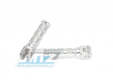 Stupačky pro silniční motocykly (pár) - hliníkové ROUND design - Suzuki GSF600 Bandit+GSF1200 Bandit+GSX750+GSX1200 Inazuma+GSXR750+GSXR1100 +RF600R+RF900R