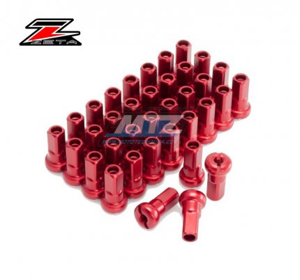 Sada niplů Z-WHEEL - typ Q4 (36ks) - ZETA W31-Q4363 - červené