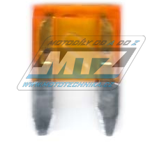 Pojistka nožová - 5A 12V (barva oranžová) - provední MINI