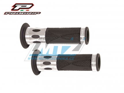 Rukojeti/Gripy Progrip 728 - se stříbrnými hliníkovými kroužky