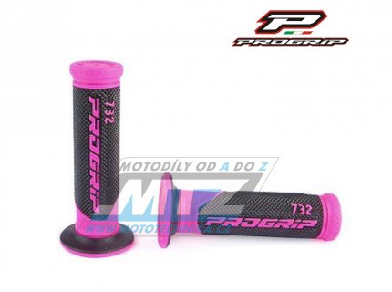 Rukojeti/Gripy Progrip 732 - růžové fluo