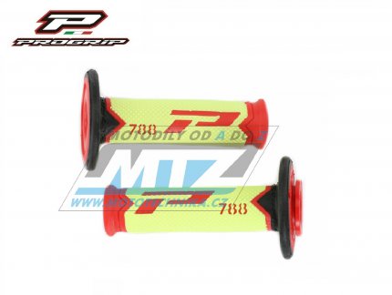 Rukojeti/Gripy Progrip 788 DUKLA - červeno-žluto-černé (třívrstvé)