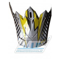 Kšilt přilby Progrip 3090 Yellow White