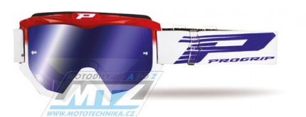 Brýle Progrip 3201-FL Mirrored - Dual Color - červeno-bílé