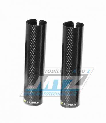 Kryty předních vidlic karbonové Z-Carbon Forks Wraps Carbon (délka 180mm)