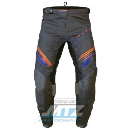 Kalhoty motokros PROGRIP 6015 - edo-oranovo-modr - velikost 28