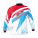Dres motokros PROGRIP 7010 RACE - bílo-červeno-modrý - velikost XXL