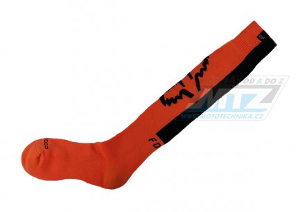 Podkolenky  FOX COOLMAX THICK SOCK - oranov - velikost L