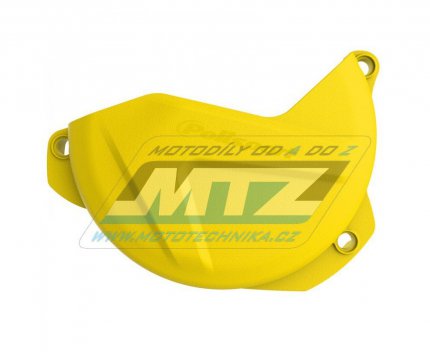 Kryt spojkového víka Suzuki RMZ250 / 07-18 - barva žlutá