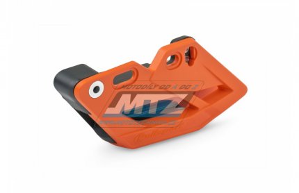 Vodítko řetězu kompletní  KTM SX+SXF / 11-22 + EXC+EXCF / 12-23 + Husqvarna TC+TE+FC+FE + Gas-Gas + Sherco / 12-25 + KTM 690 Enduro+690SMC + 790 Adventure+890 Adventure +Husqvarna 701 Enduro+701 Supermoto - oranžové
