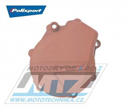 Kryt víka zapalování KTM 450EXCF+500EXCF / 17-23 + Husqvarna FE450+FE501 / 17-23 - barva tmavě oranžová