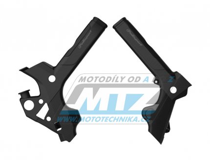 Kryty rámu - Gas-Gas EC125+EC200+EC250+EC300 / 18-20 + XC200+XC250+XC300 / 18-20 + Rieju MR250+MR350 / 21-25 - barva černá