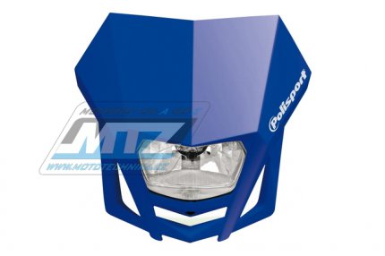 Maska pedn Polisport LMX (se svtlem / rovka H4) - modr