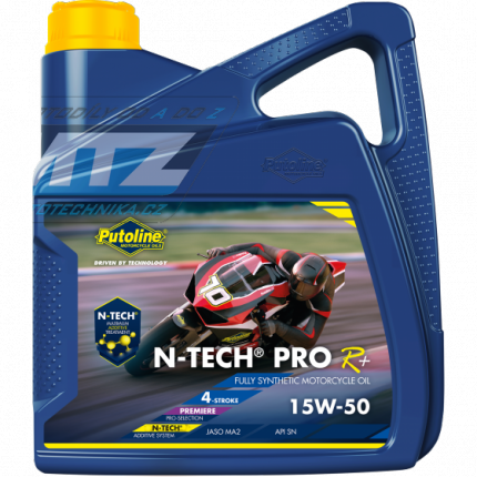 Olej motorový motocyklový Putoline N-TECH ROAD PRO R+ 15W50 (balení 4L)
