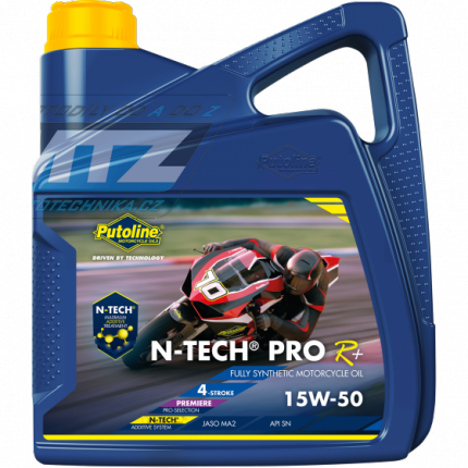 Olej motorov motocyklov Putoline N-TECH ROAD PRO R+ 15W50 (balen 4L)