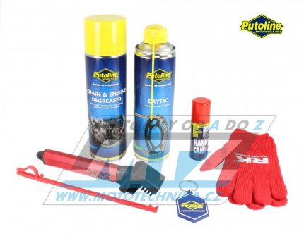 Sada na drbu etzu Putoline Chain Maintenance Kit pro silnin a cestovn motocykly