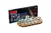 Řetěz RK 520 GXW (122čl) - těsněný/ x kroužkový (zlatý)