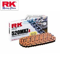 Řetěz RK 520 MXZ4 (120čl) - netěsněný/ bezkroužkový (oranžový)