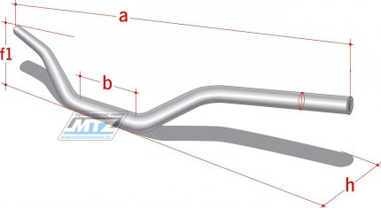 idtka Renthal 99901 TwinWall (1 1/8 = 28,6 mm) - erven