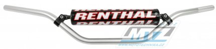 idtka Renthal 61301 Enduro-High (7/8 = 22mm) s polstrem - stbrn