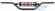 Řidítka Renthal 78301 MINI-MX-65cc (7/8” = 22mm) s polstrem - černé