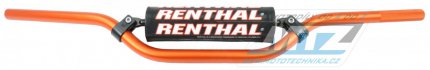 Řidítka Renthal 79801 MINI-MX-85cc (7/8” = 22mm) s polstrem - oranžové
