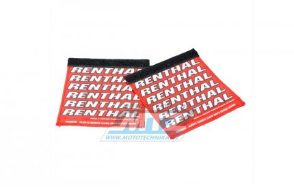 Kryty rukojet G255 Renthal Clean Grips - erveno-bl