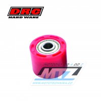 Rolna řetězu včetně ložisek (průměr 32mm / šířka 24,5mm) DRC "Race" - DRC CHAIN ROLLER S size (32mm) - DRC D47-41-343 - červená