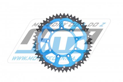 Rozeta skldan 50 zub MTZ-PRORACE OffRoad (modr) - TM MX125+MX144+MX250+MX250F+MX450F+MX530F / 92-22 + EN125+EN144+EN250+EN300+EN250F+EN300F+EN450F+EN530F / 92-22 + MX80
