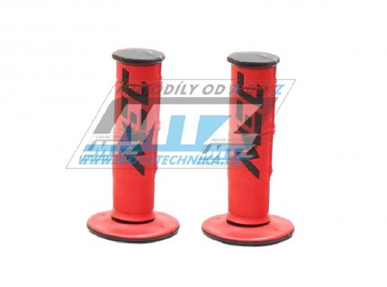 Rukojeti/Gripy MEC Racetech Dual Compound Racing ExtraSoft černo-červené