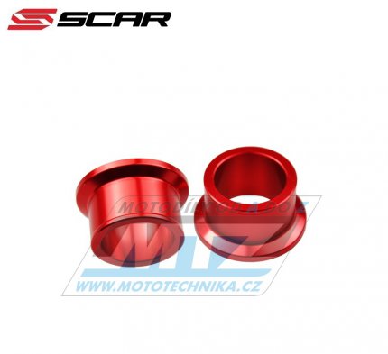 Rozpěrky na osu zadního kola ZETA ZE93-3551 - Suzuki RMZ250 / 07-20+RMZ450 / 05-20+RMX450 / 10-19 - červené