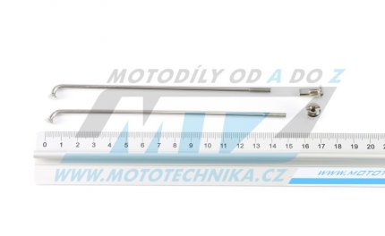 Drt/pice nerezov do kola + Niple 14" - Kawasaki KX60 / 86-01 + KLX110 + Suzuki RM60+DRZ110