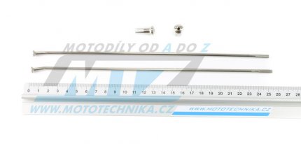 Drt/pice nerezov do kola + Niple 21" - Honda XL600V Transalp / 87-96