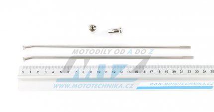 Drát/Špice nerezové do kola + Niple 19" - BMW F650GS / 00-13