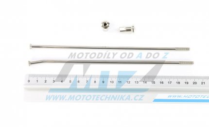Drát/Špice nerezové do kola + Niple 18" - Sherco SE125+SE250+SE300+SEF250+SEF300+SEF450 / 19-23 + SC125+SC250+SC300+SCF250+SCF300+SCF450