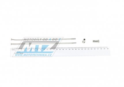 Drt/pice nerezov do kola + Niple 17" - Honda XL600V Transalp / 87-90