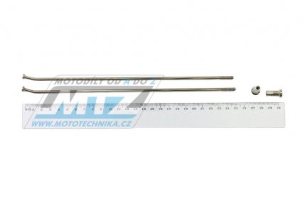 Drt/pice nerezov do kola + Niple 21" - BMW F650GS / 99-07 + F650 Dakar / 00-07 + G650GS / 08-15 + G650GS Sertao / 10-14